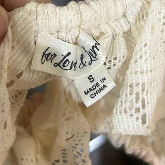 For Love And Lemons Ruffled Bustier Tank Top - Picture 7 of 7